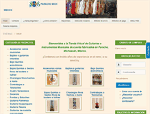 Tablet Screenshot of guitarrasdeparachomichoacan.com